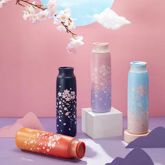 Japanese Style Sakura Thermos Bottle