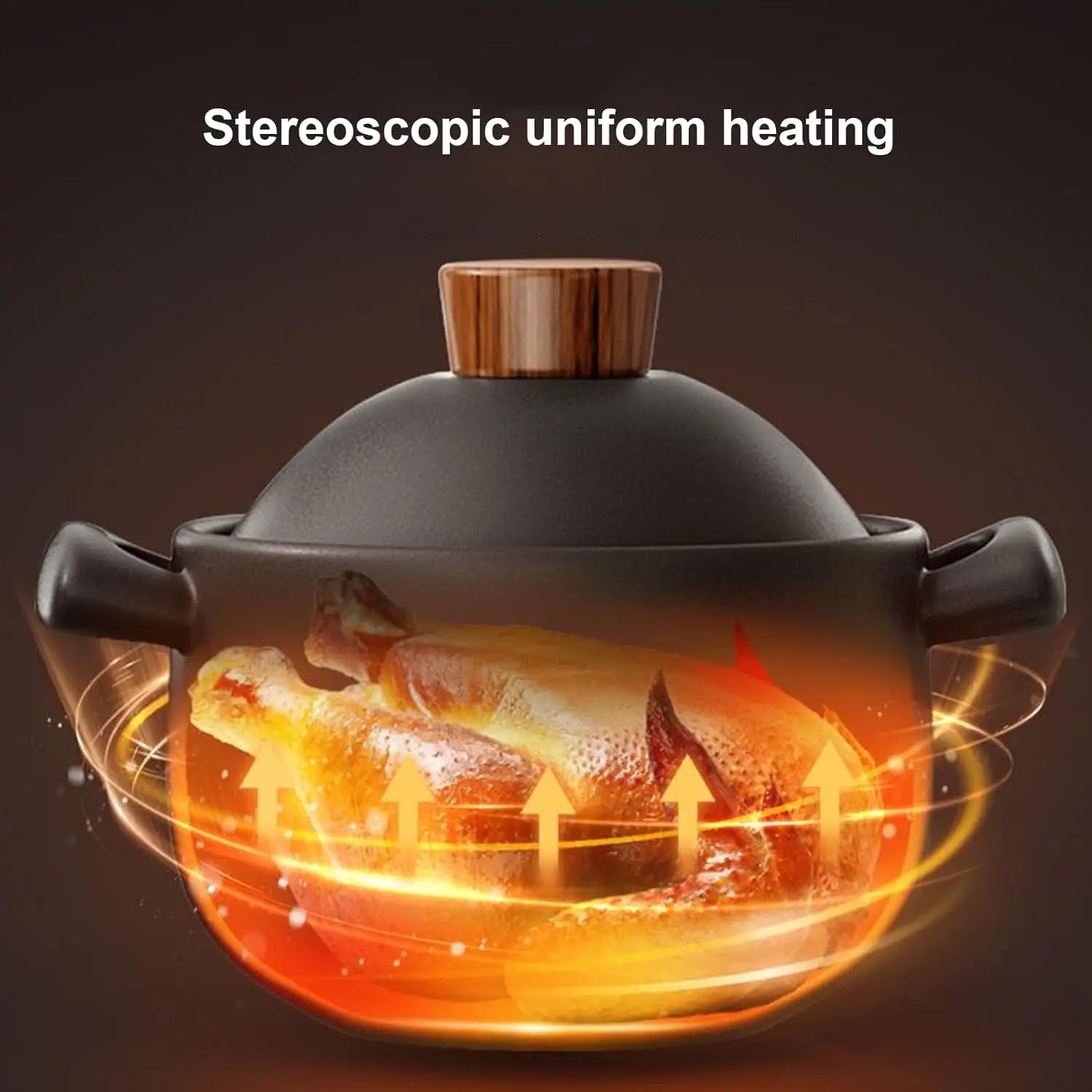 Casserole Stew Pot Ceramic Cookware Soup Cooking Pot Gas Stove High Temperature Resistant cooking Pans For Gas Kitchen Crock Pot