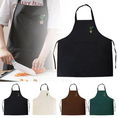 Kitchen Oil Resistant Aprons Cute Cartoon Korean Style Cactus Oil-proof Kitchen Home Rainbow Apron Waterproof Women Men E7M8