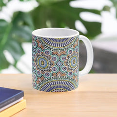 Moroccan Zellige Classic  Mug Gifts Photo Cup Design Image Simple Coffee Printed Picture Handle Round Drinkware Tea