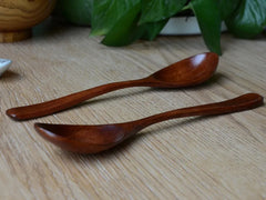 Natural Wood Spoons For Cooking Healthy Durable Kitchen Wood-grained Spoon Korean Japanese Chinese Spoons Tableware For Cook