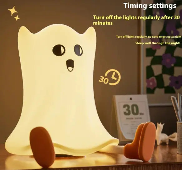 Silicone Ghost Shaped Lamp