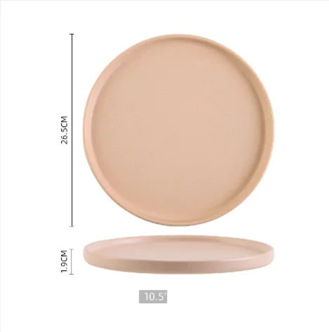 Japanese Ceramic Bowl and Plate Set – Perfect for Ramen, Salads, and More