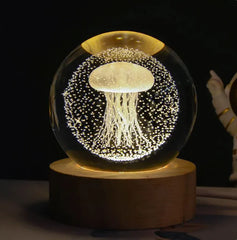 3D Planetary Crystal Ball Night Light