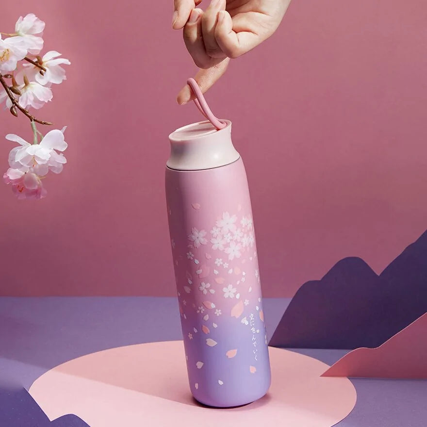 Japanese Style Sakura Thermos Bottle